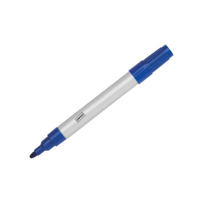 Staples DuraMark 300 Permanente Marker Ronde Punt 3 mm Blauw (pak 10 stuks)