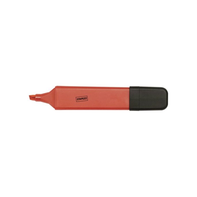 Staples Hype Markeerstift Beitelvormige Punt 1 - 5 mm Rood (pak 5 stuks)