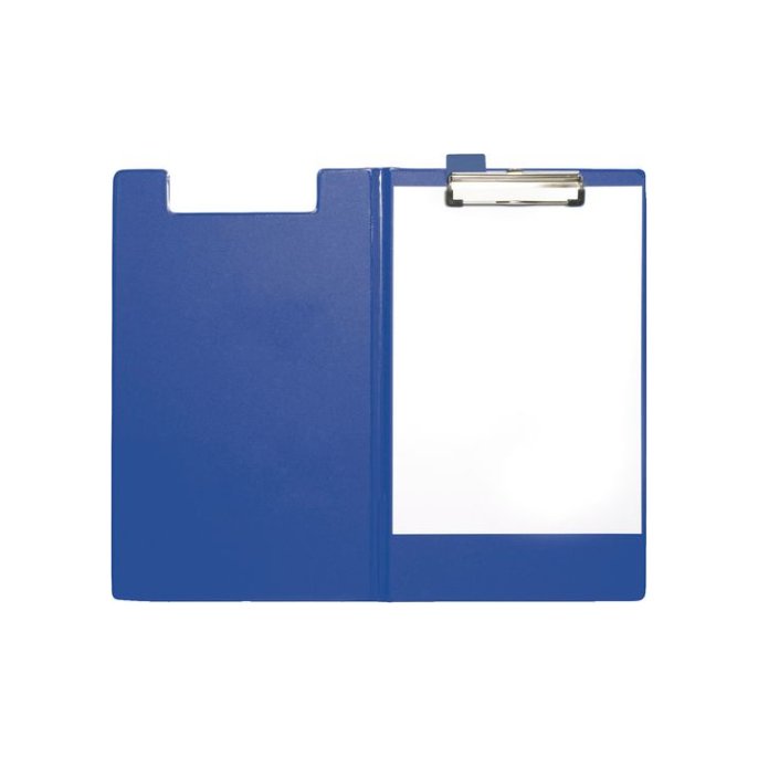 Staples Klembord Folio Karton Met PP Blauw