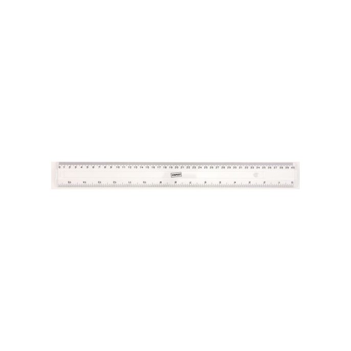 Staples Liniaal barstbestendig 40 cm / 1575 inch transparant