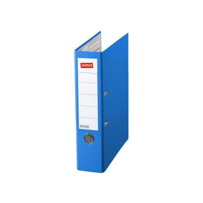 Staples Ordner A4 Rugbreedte 80 mm Karton Blauw