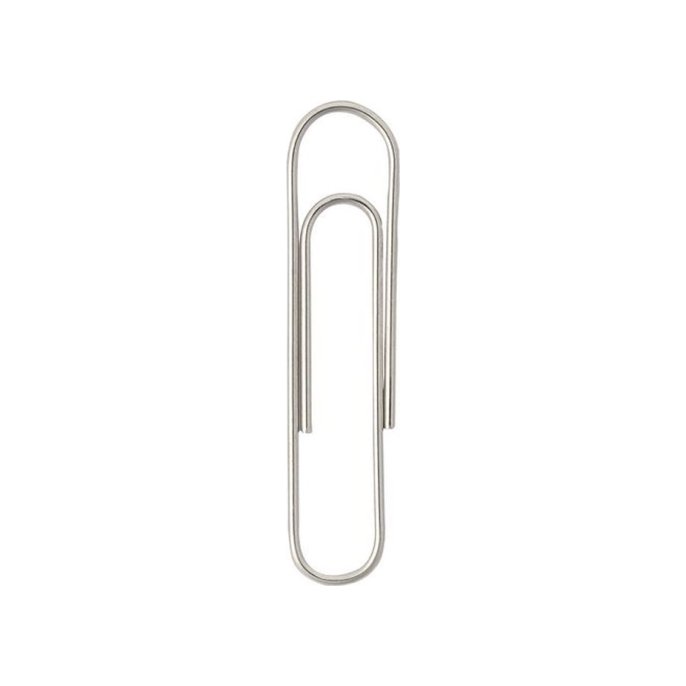 Staples Paperclips 25mm zilver (pak 1000 stuks)