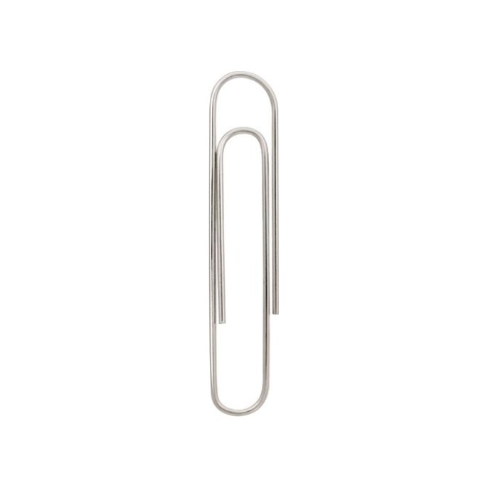 Staples Paperclips Vernikkeld 50 mm (pak 100 stuks)