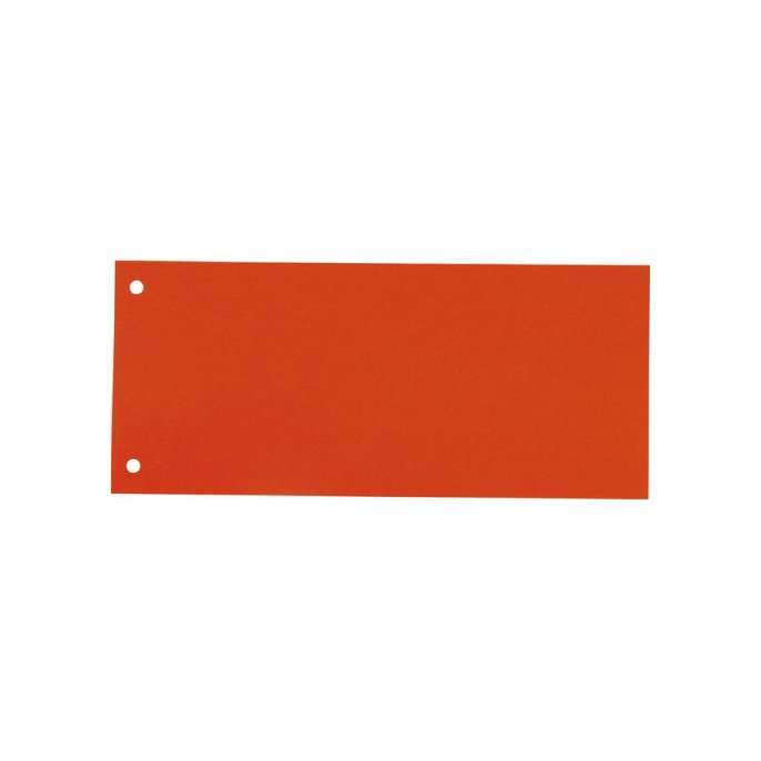 Staples Scheidingsstrook 105 x 240 mm oranje (pak 100 stuks)