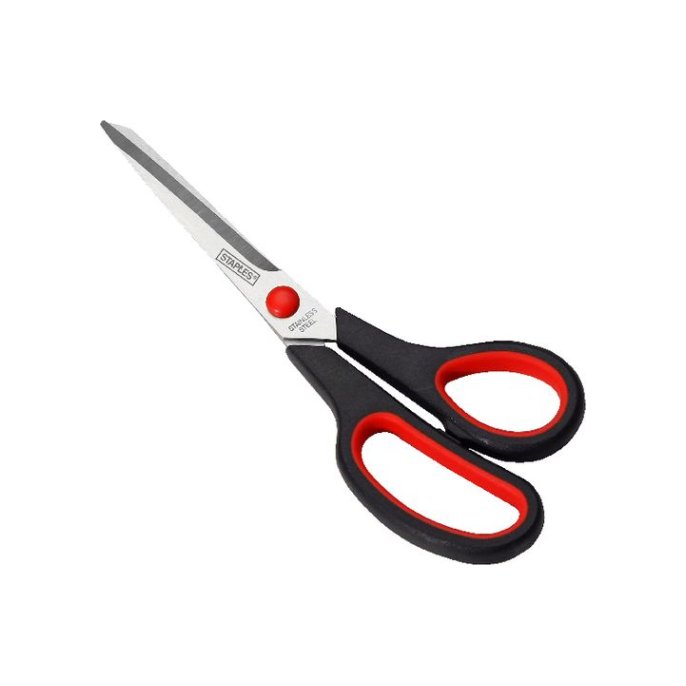 Staples Softgrip Schaar 202 mm 8 inch Asymmetrisch