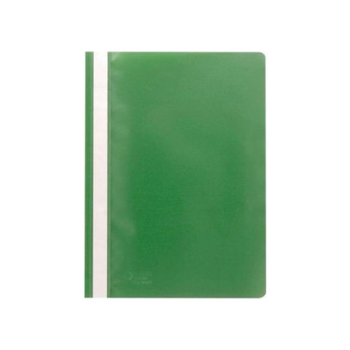 Staples Standaard Snelhechtmap A4 PP 30 vel Groen (pak 10 stuks)