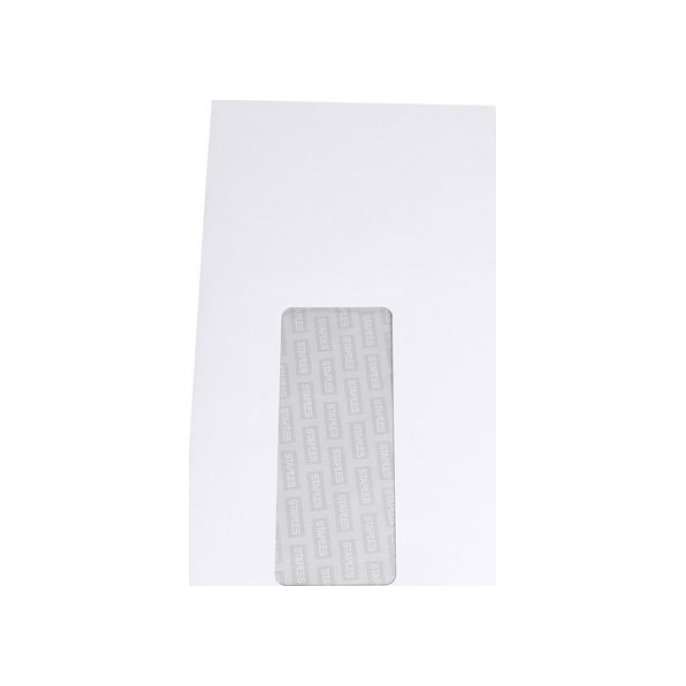 Staples Venster envelop Peel & Seal klep C6/C5 114 x 229 mm 80 g/m² venster rechts (doos 500 stuks)