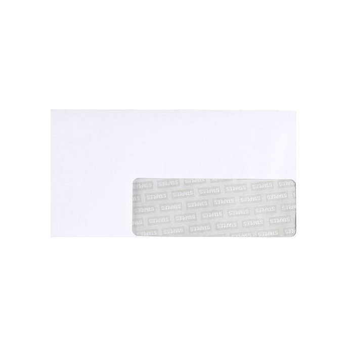 Staples Zakelijke envelop 156 x 220 mm met venster zelfklevend wit (pak 100 stuks)