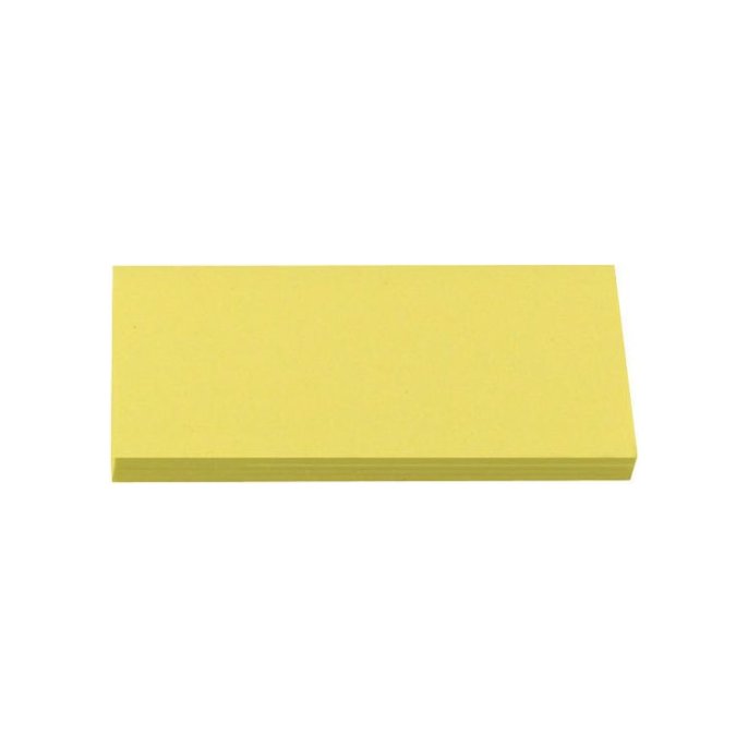 Staples Zelfklevend Notitieblok 76 x 127 mm Geel (pak 12 x 100 vel)