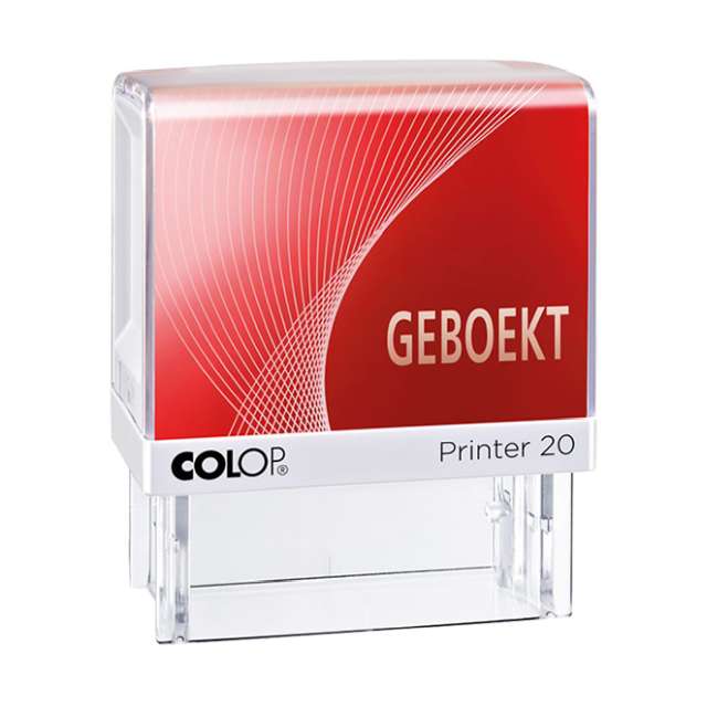 Stempel Colop Printer 20 Geboekt rood