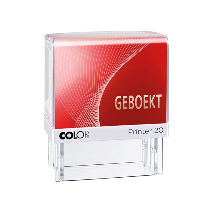 Stempel Colop Printer 20 Geboekt rood