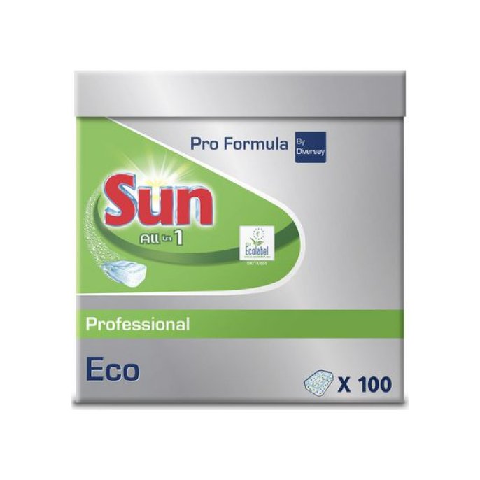 Sun Professional All-In-One Eco Vaatwastabletten (pak 100 stuks)