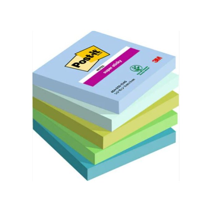 Super Sticky POST-IT Notes Oasis Colour Collection 76 x 76 mm