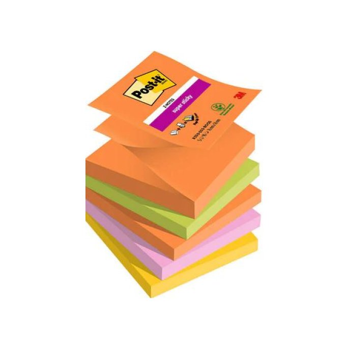 Super Sticky Z-POST-IT Notes Boost Colour Collection 76 x 76 mm