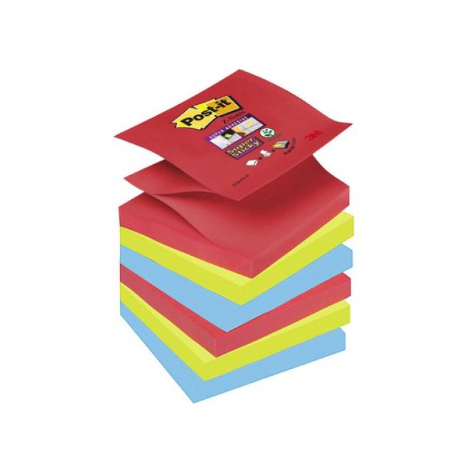 Super Sticky Z-POST-IT Notes Playful Colour Collection 76 x 76 mm