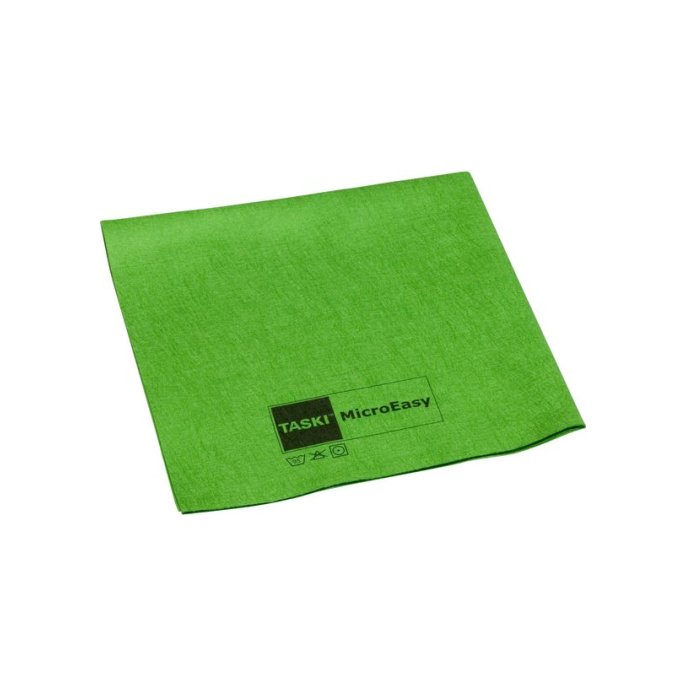 TASKI MicroEasy microvezel schoonmaakdoek groen (pak 5 stuks)