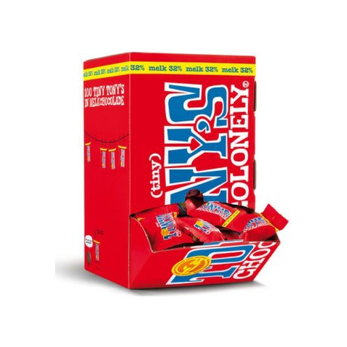 TONYS CHOCOLONELY® Tiny Tonys Melk Chocolade 900 gram (pak 900 gram)