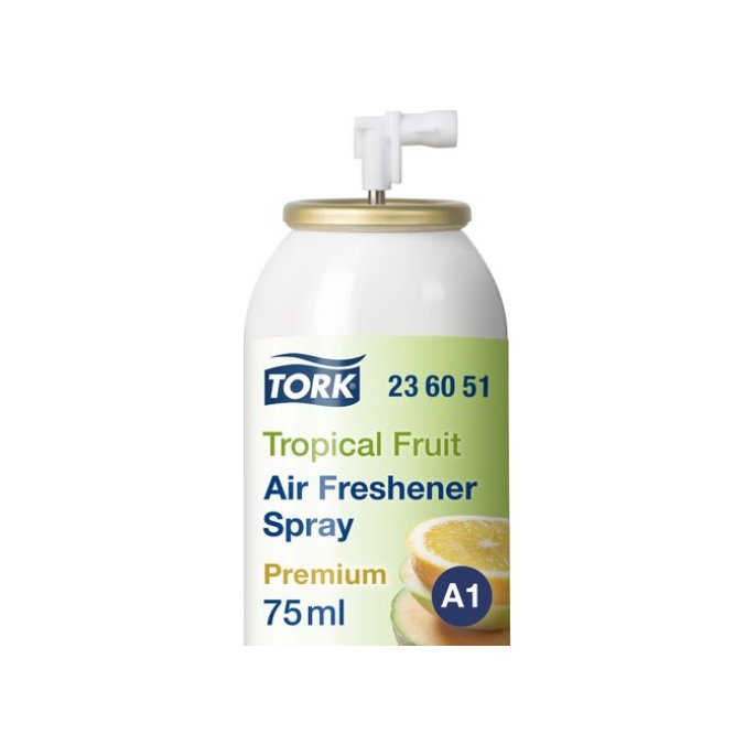 TORK A1 Luchtverfrisser Spray met Tropische Fruitgeur Navulling 75 ml (fles 75 milliliter)