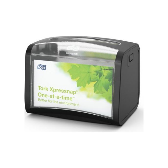 TORK Xpressnap Tabletop Servetdispenser 155 x 201 x 150 mm Plastic Zwart