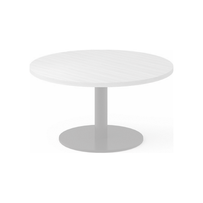 Tafel Forum rond 120cm wit/wit