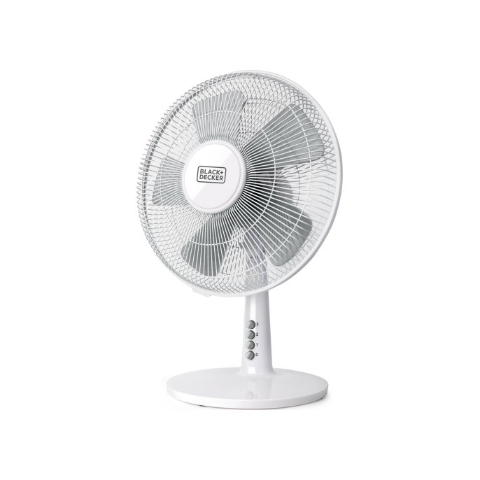 Tafelventilator B+D 30cm 40W PP wit