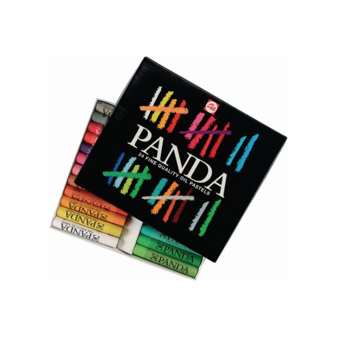 Talens Oliepastels Panda (pak 24 stuks)