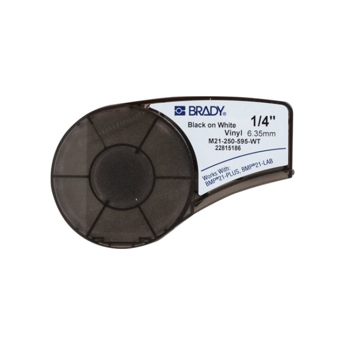 Tape Brady 6mm M21-250-595 zwart/wit