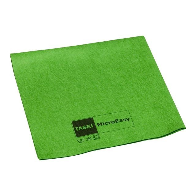 TASKI MicroEasy microvezel schoonmaakdoek groen (pak 5 stuks)