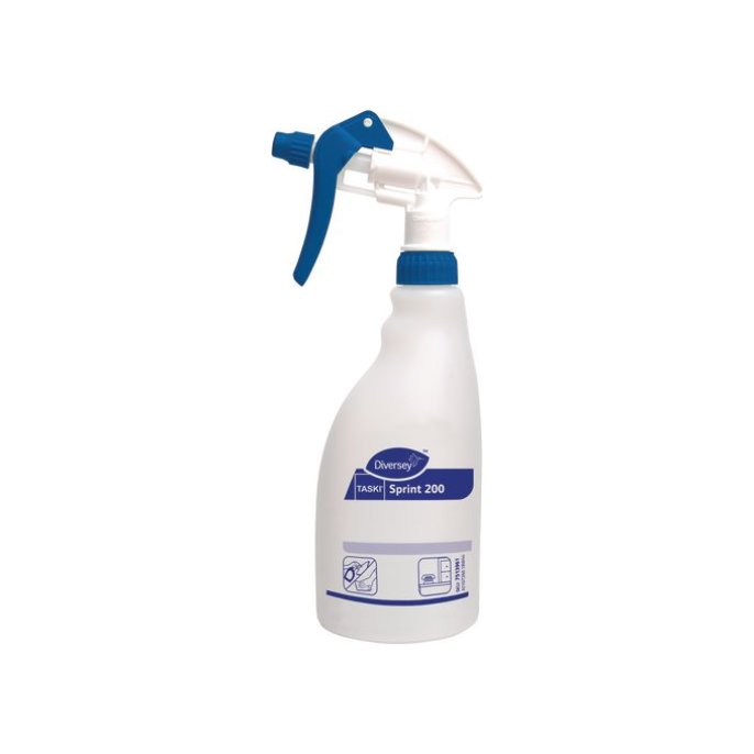 Taski Sprint 200 E1b Spuitfles tbv schoonmaakvloeistof 500 ml blauw (doos 5 x 500 milliliter)