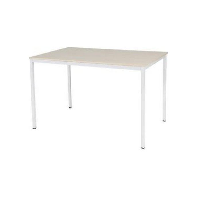 Tavolo Tafel 120 x 80 cm Licht Eiken Wit