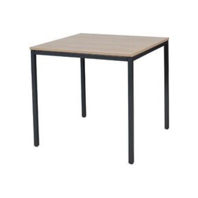 Tavolo Tafel 80 x 80 cm Havana Zwart