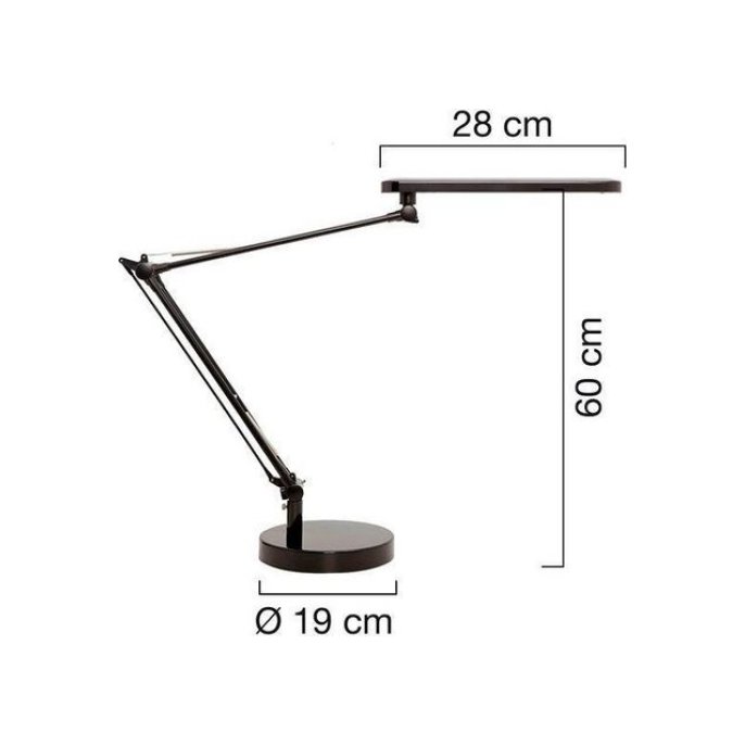 UNILUX Mambo Bureaulamp LED Aluminium en ABS Zwart