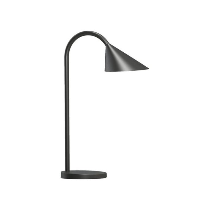 UNILUX Sol LED-bureaulamp metaal en elastomeer zwart