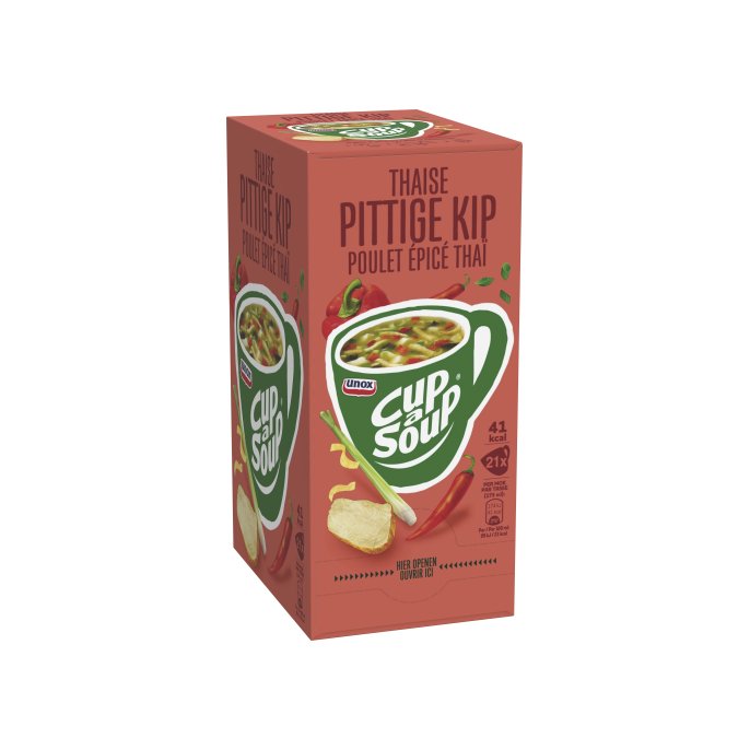 UNOX Cup-a-Soup Thaise Pittige Kip Soep 175 ml