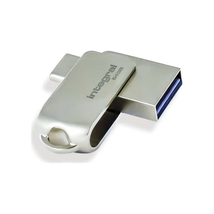 USB Stick Integral flash 64GB dual metal