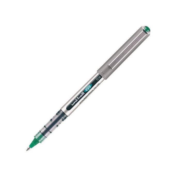 Uni-Ball Rollerball Stickpen groen (pak 12 stuks)