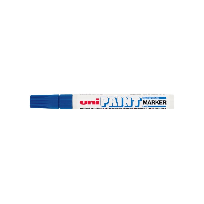 Uni Paint PX-20 permanente verfstift 2.2 - 2.8 mm donkerblauw (pak 12 stuks)