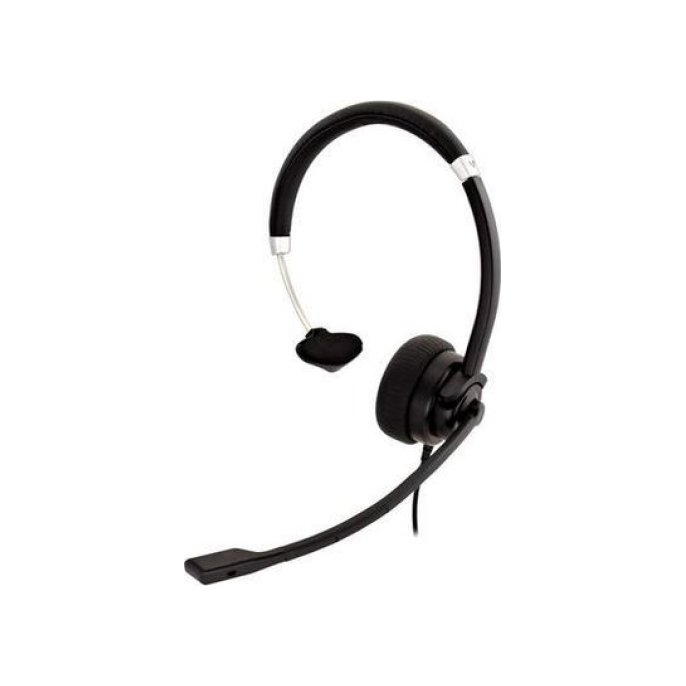 V7 HA401 Deluxe On-Ear Mono Headset Bekabeld 35 mm jack Zwart