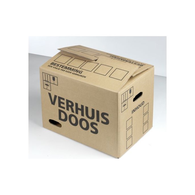 Verhuisdoos binnenmaat: l 550 x b 350 x h 450 mm (pak 10 stuks)