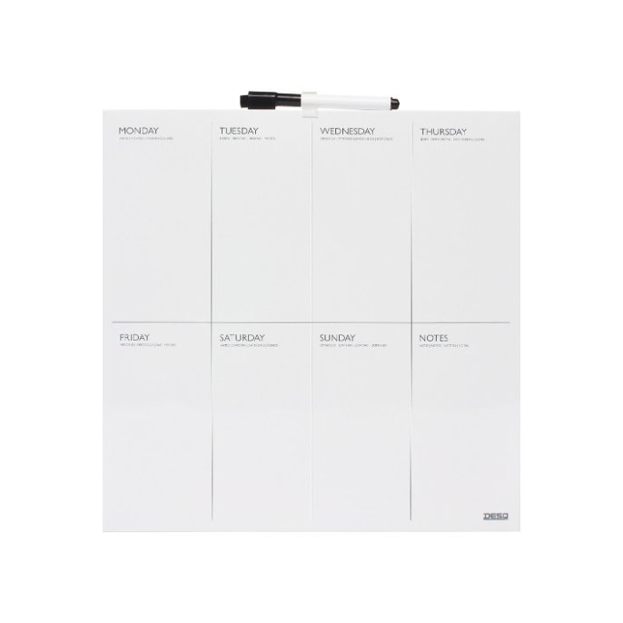 Weekplanner Desq 35x35cm frameless