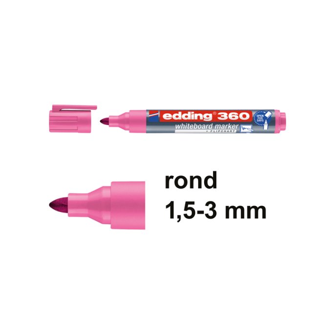 Whiteb marker EDDING 360 1.5-3mm rz (10 stuks)