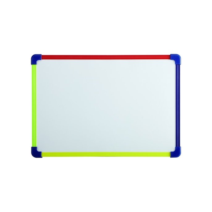 Whiteboard Maul 28x40cm 4 kleuren frame