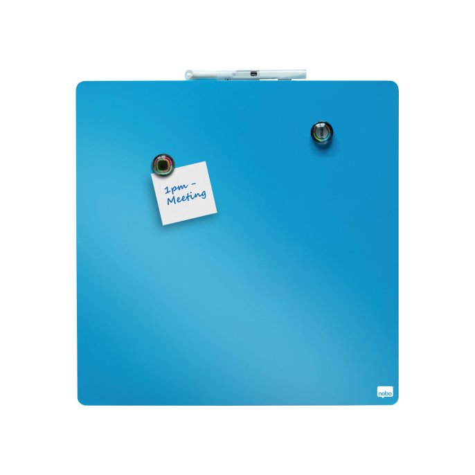 Whiteboard Nobo 36x36cm magnetisch blauw