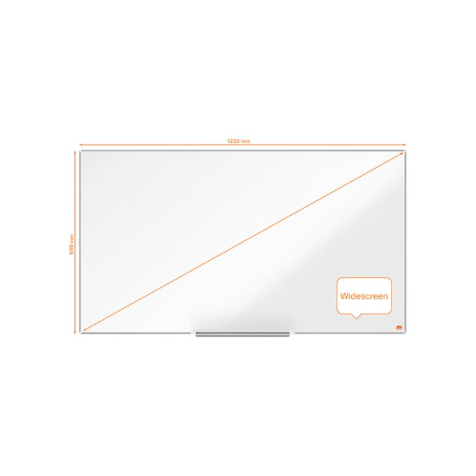 Whiteboard Nobo impr.Pro staal 122x69cm