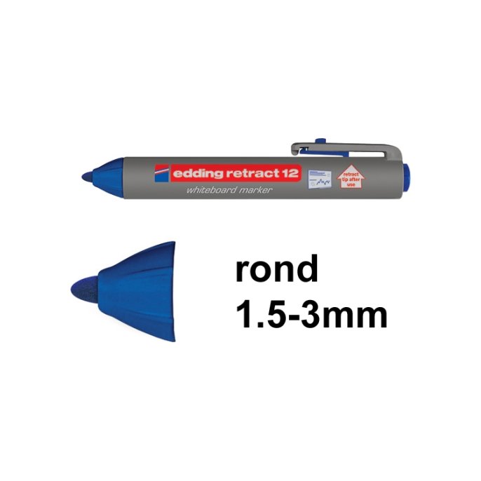 Whiteboardmarker EDDING 12 1.5-3mm bl/10