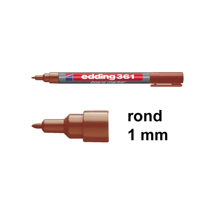 Whiteboardmarker EDDING 361 1mm br (10 stuks)