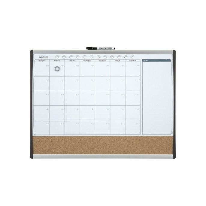 Whitebord Nobo maandplanner 58.5x43cm