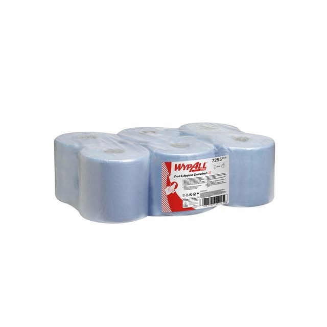 Wypall* L10 Poetsdoeken. 1-Laags. Blauw (pak 6 x 800 vel)