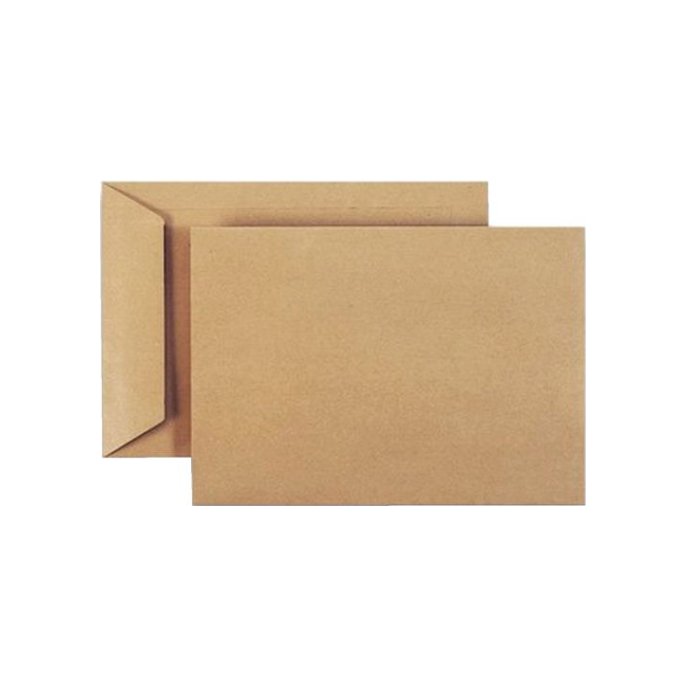 Staples Akte envelop gegomde klep bruin kraft 230 x 310 mm 90 g/m² (pak 250 stuks)