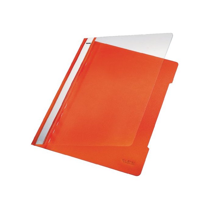 LEITZ Snelhechtmap A4 PVC 250 vel Oranje (doos 25 stuks)